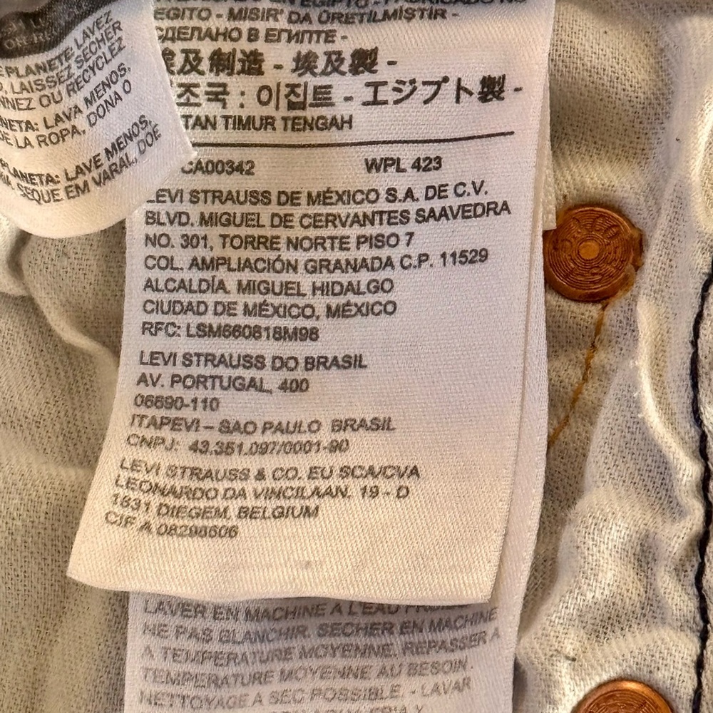LEVIS 501 93 light wash jeans in size 29 - Picture 8 of 8